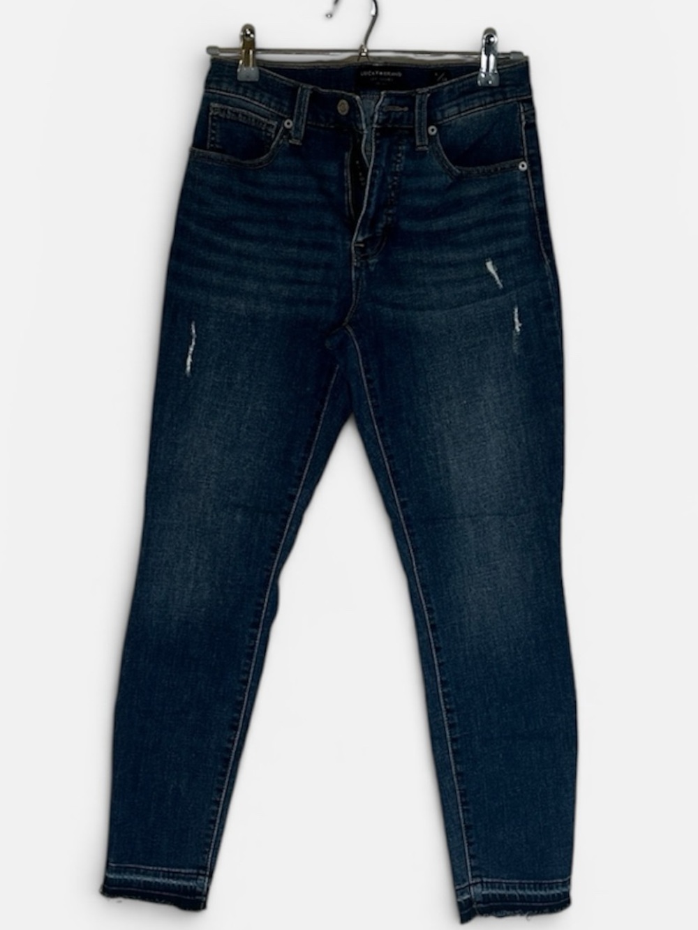 Lucky Brand Women's Dark Indigo Skinny Jeans